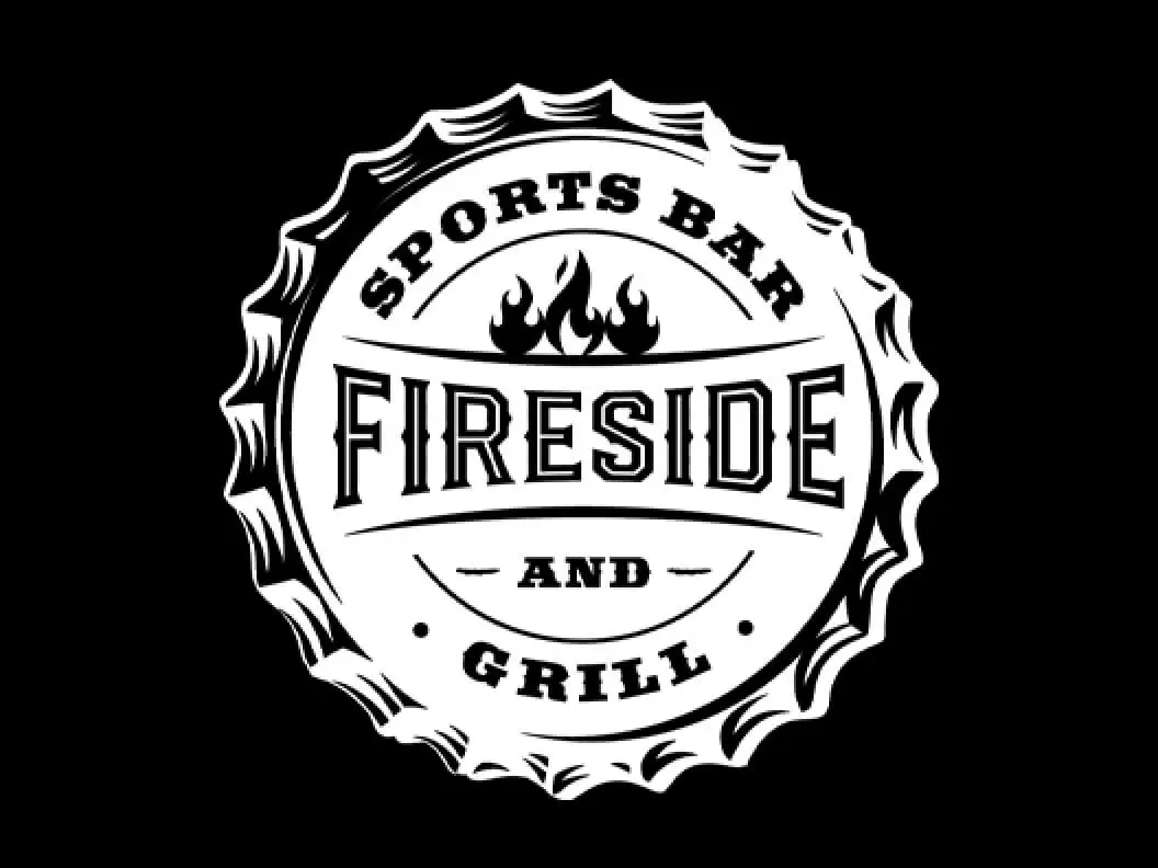 Sports bar fireside grill logo