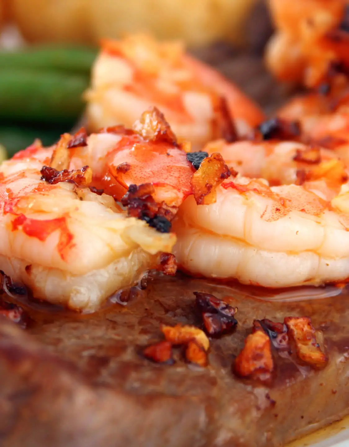 Full house restaurant prawn's dish Banner - for Mobile