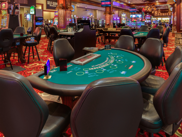 Casino Poker tables view