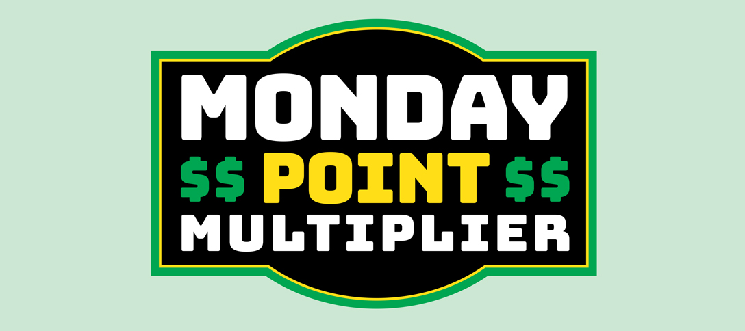 Monday Point Multiplier