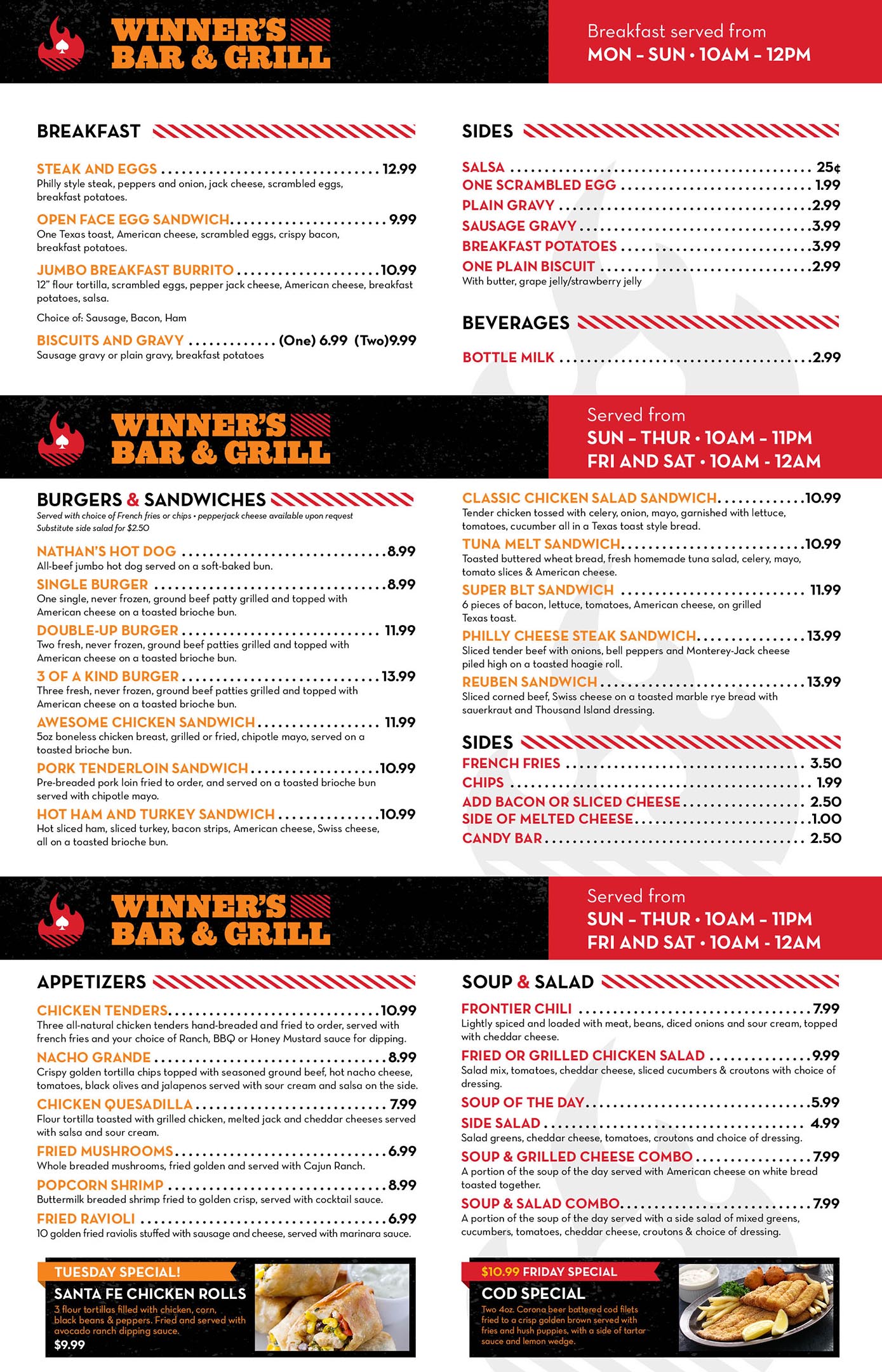 Winner's Bar Grill St. Jo Frontier Casino