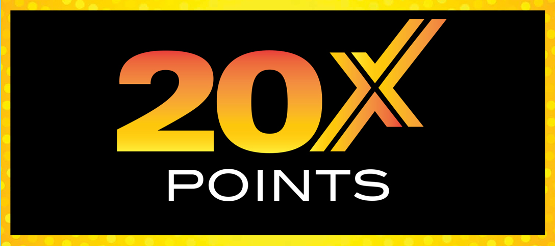 20X Points