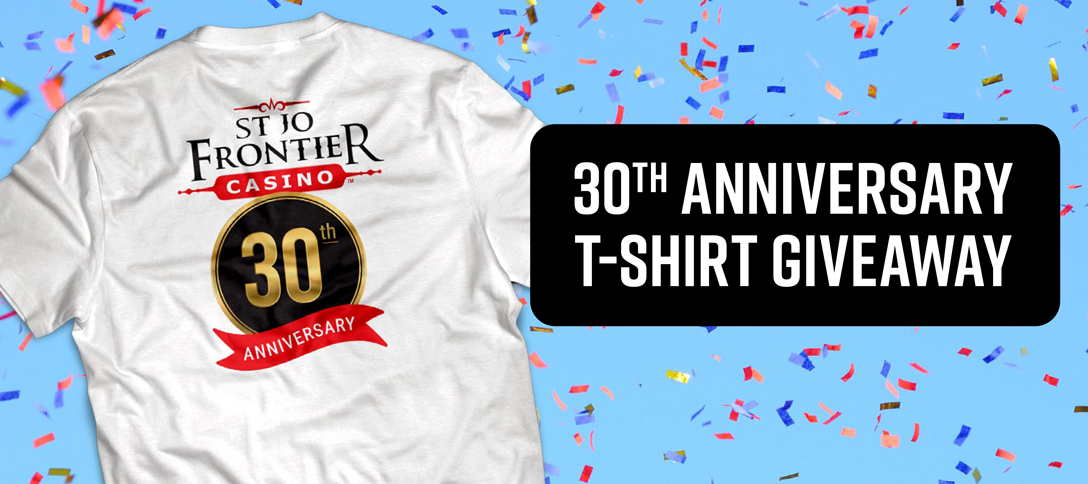 30th Anniversary T-Shirt Giveaway
