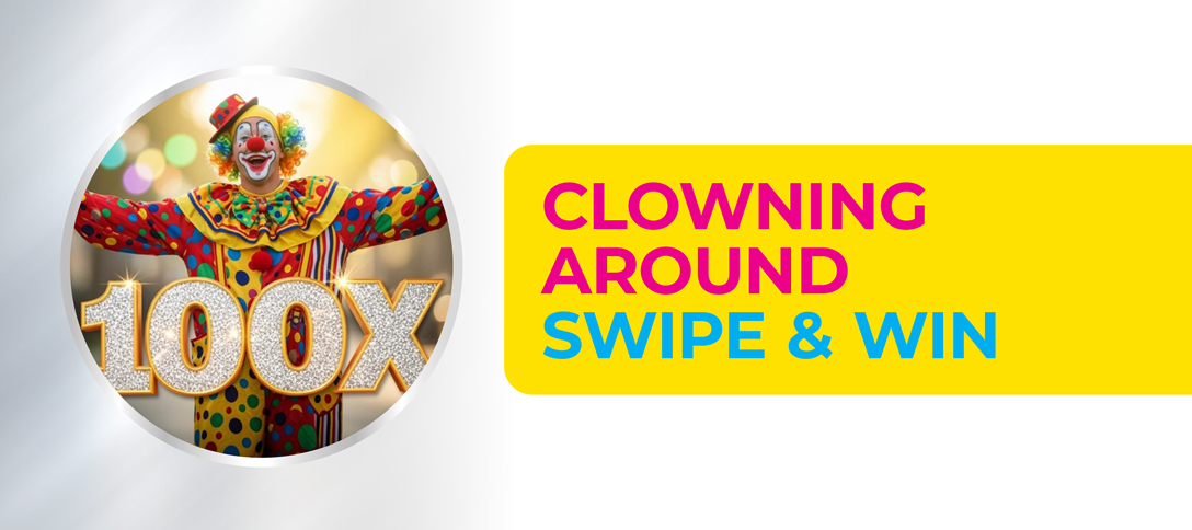 Clowning Around Swipe & Win