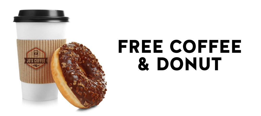 Free Coffee & Donut