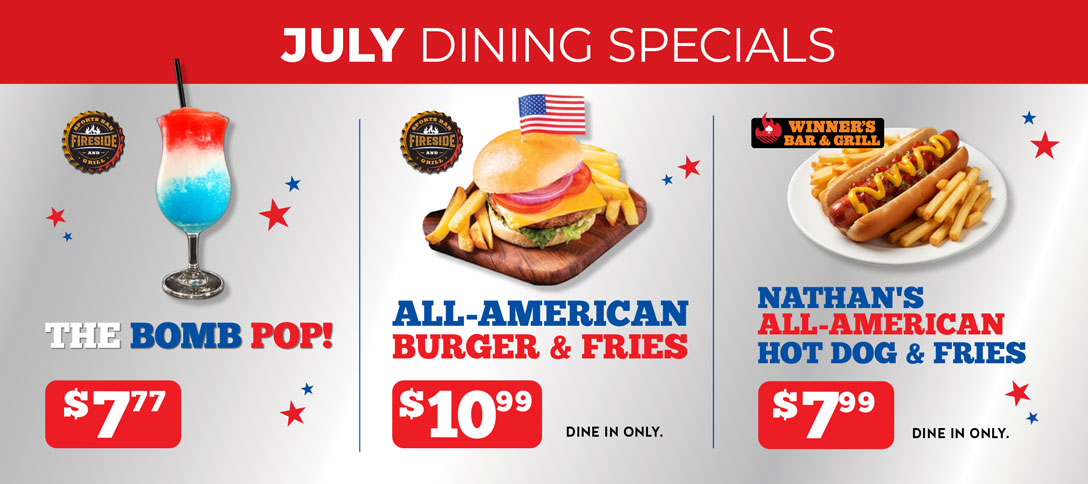 July Dining Specials