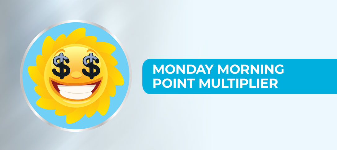 Monday Morning Point Multiplier