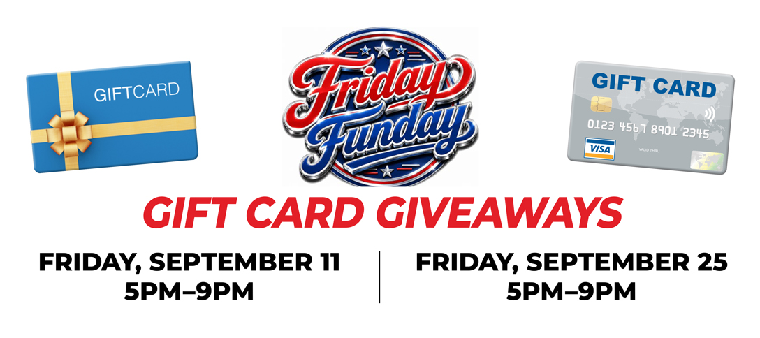 Friday Funday - Gift Card Giveaway