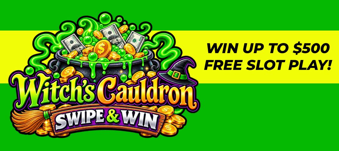 Witch's Cauldron Swipe & Win