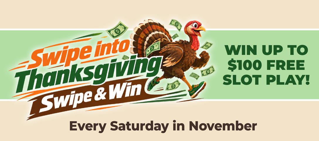 Swipe into Thanksgiving Swipe & Win