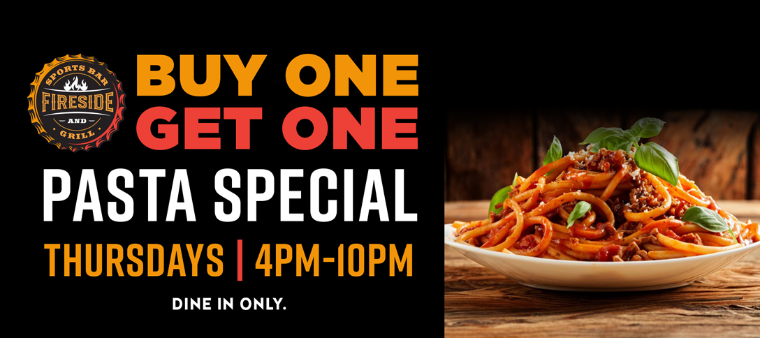 Buy One Get One Pasta Special